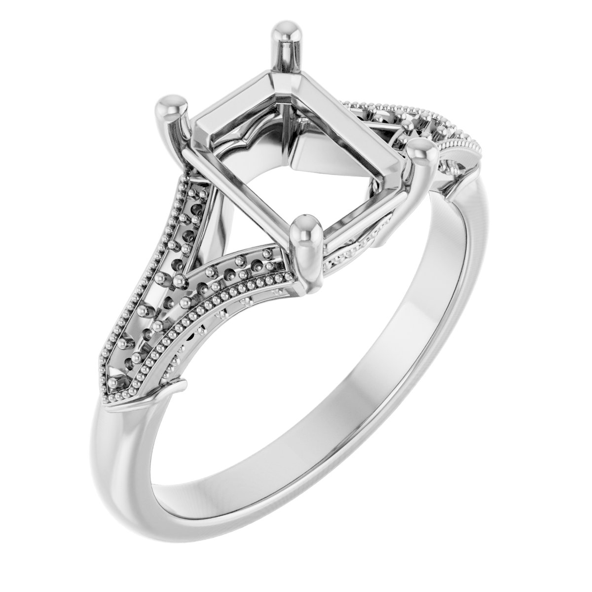 Accented Engagement Ring
