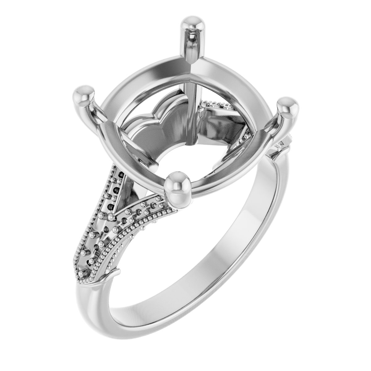 Accented Engagement Ring