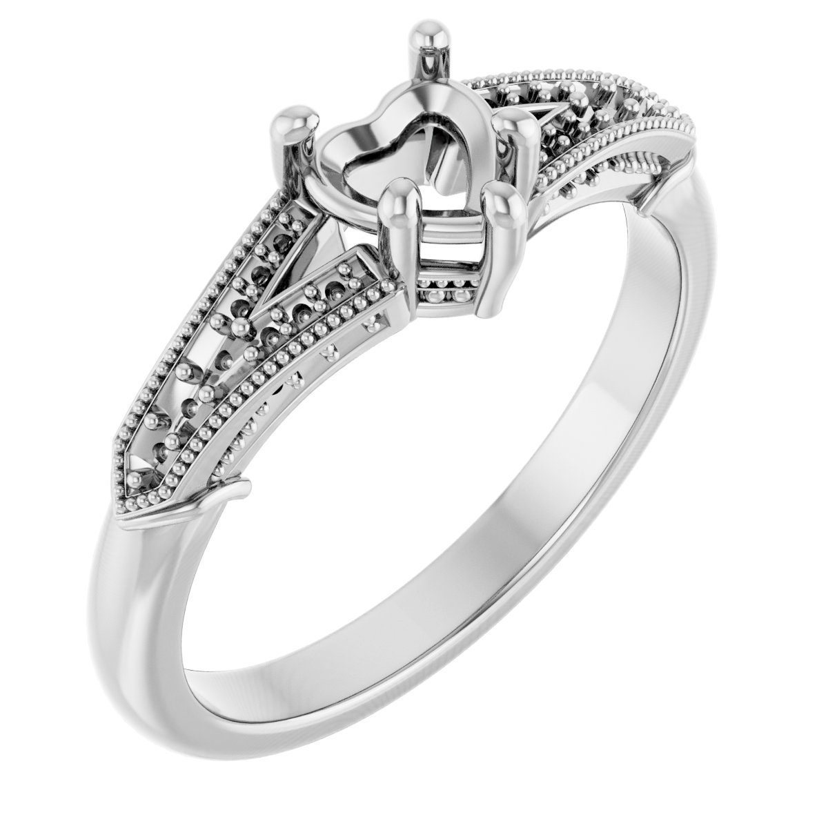 Accented Engagement Ring