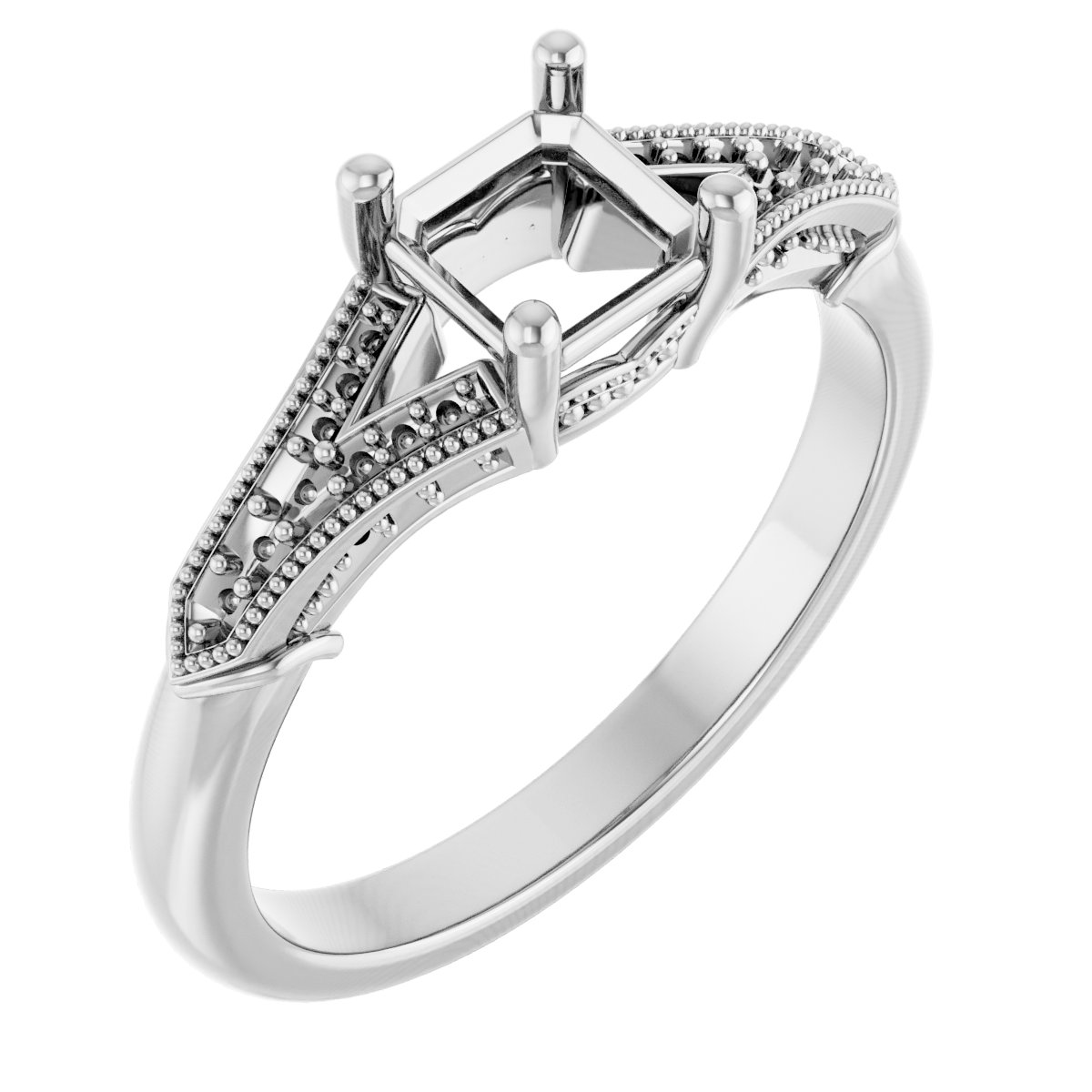 Accented Engagement Ring