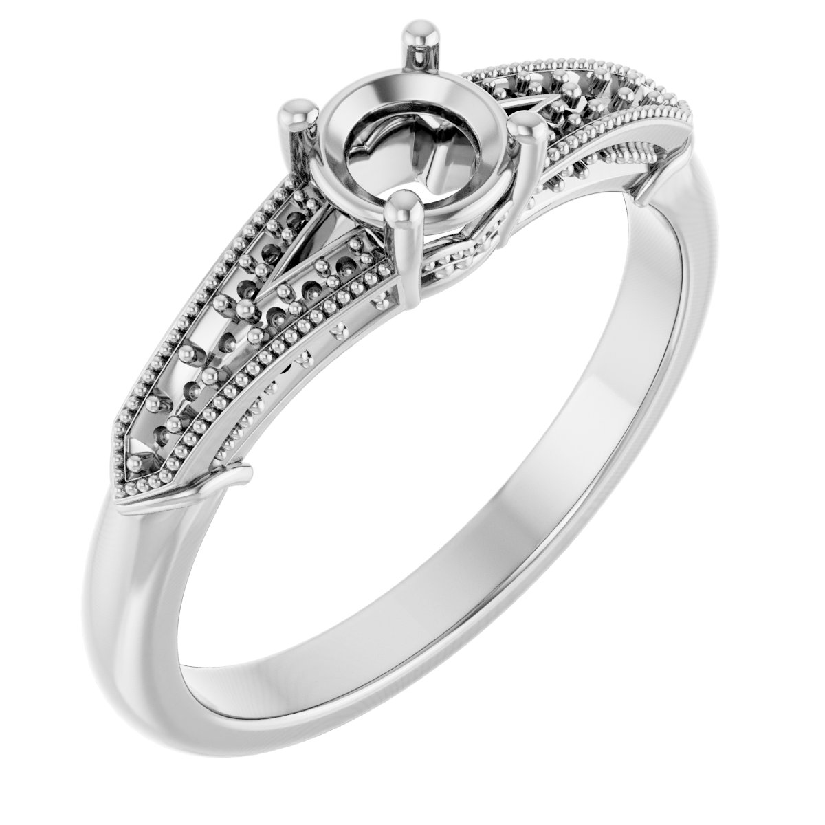 Accented Engagement Ring