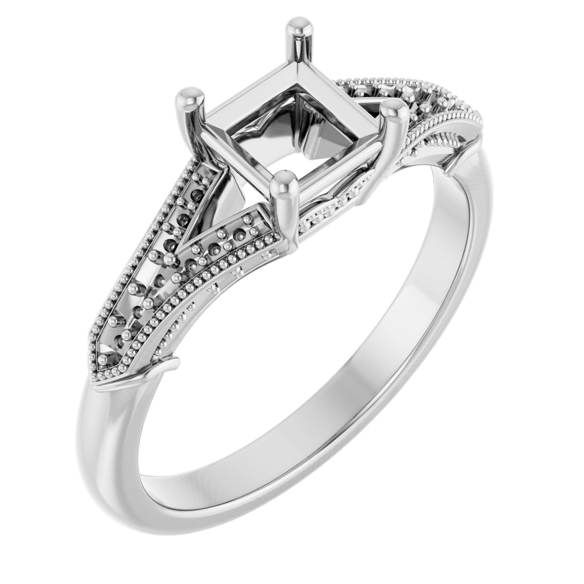 Accented Engagement Ring