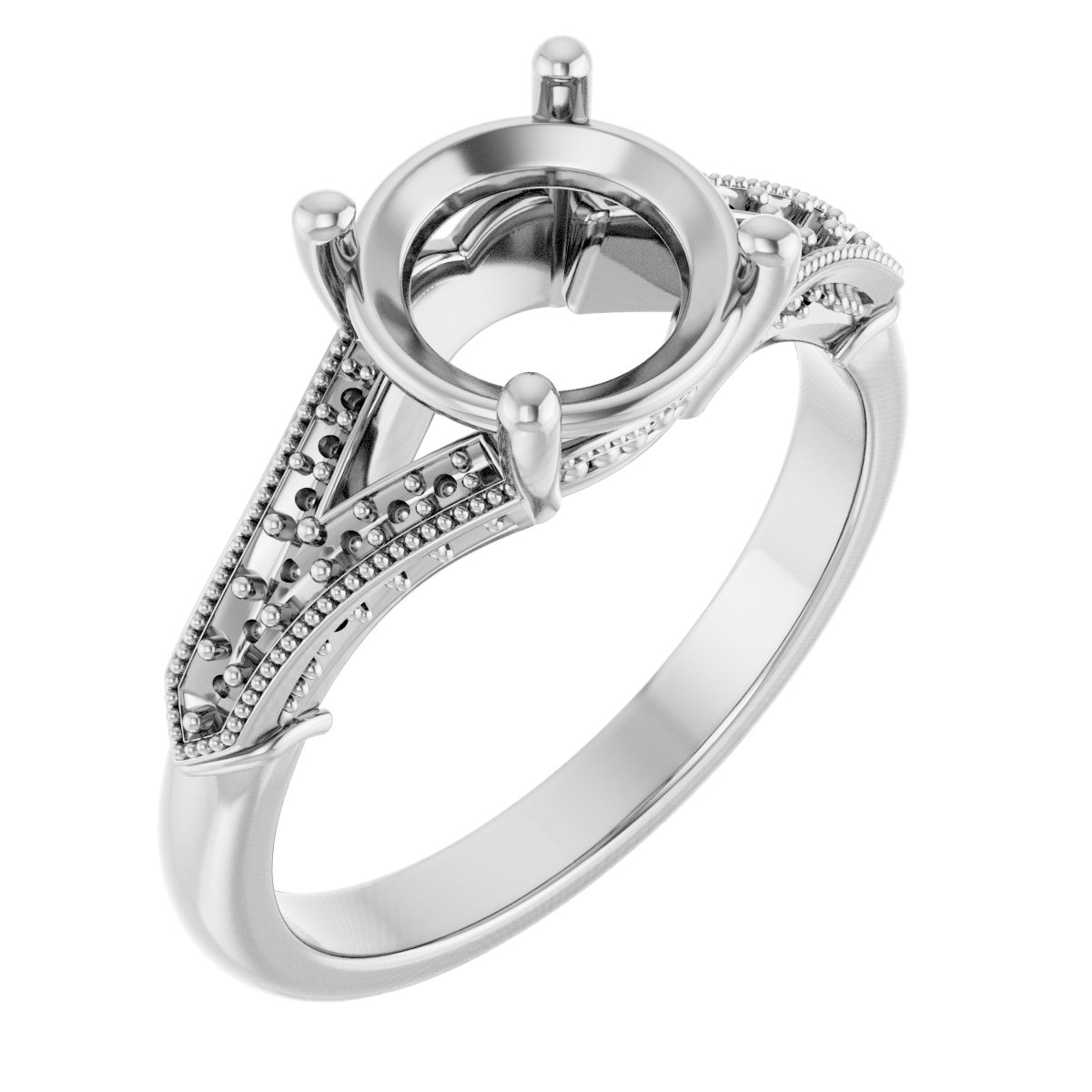 Accented Engagement Ring