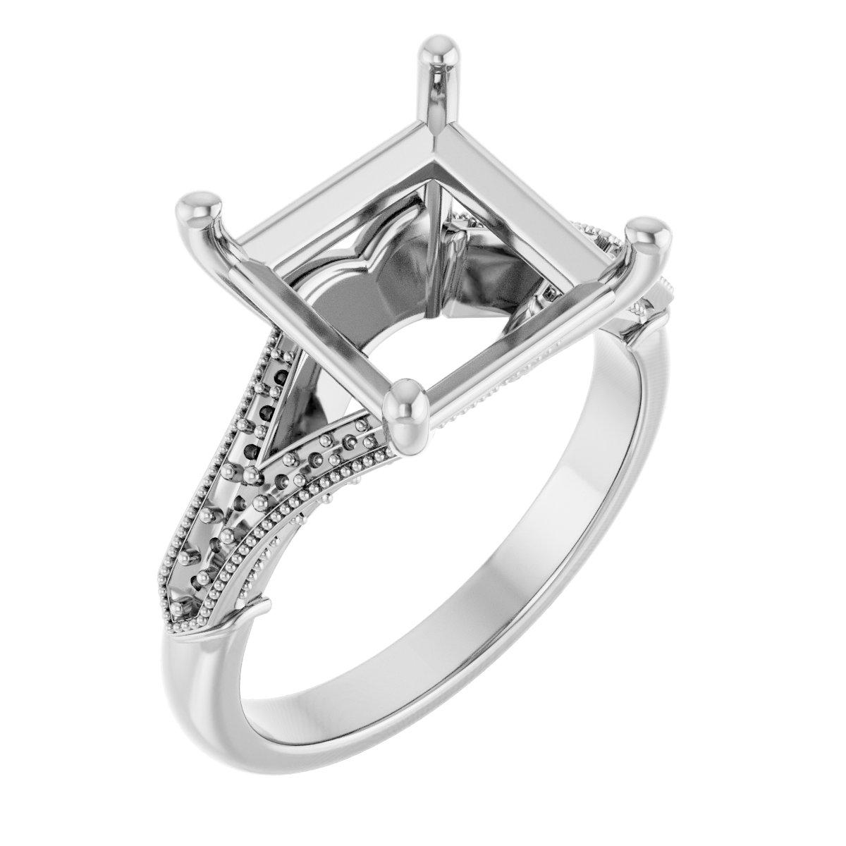 Accented Engagement Ring
