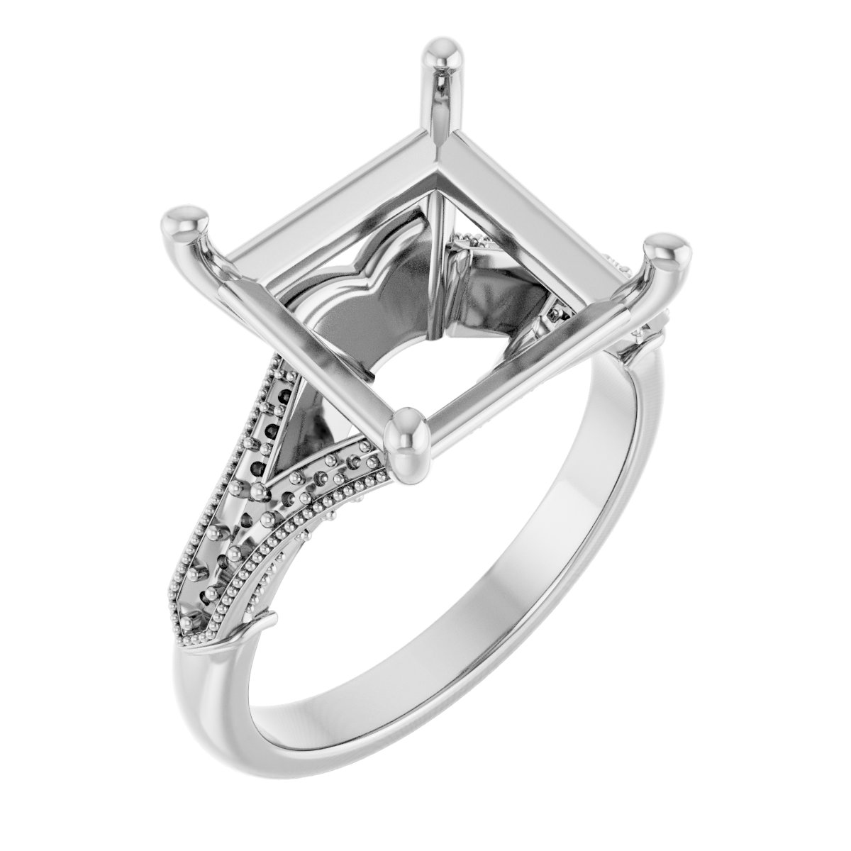 Accented Engagement Ring