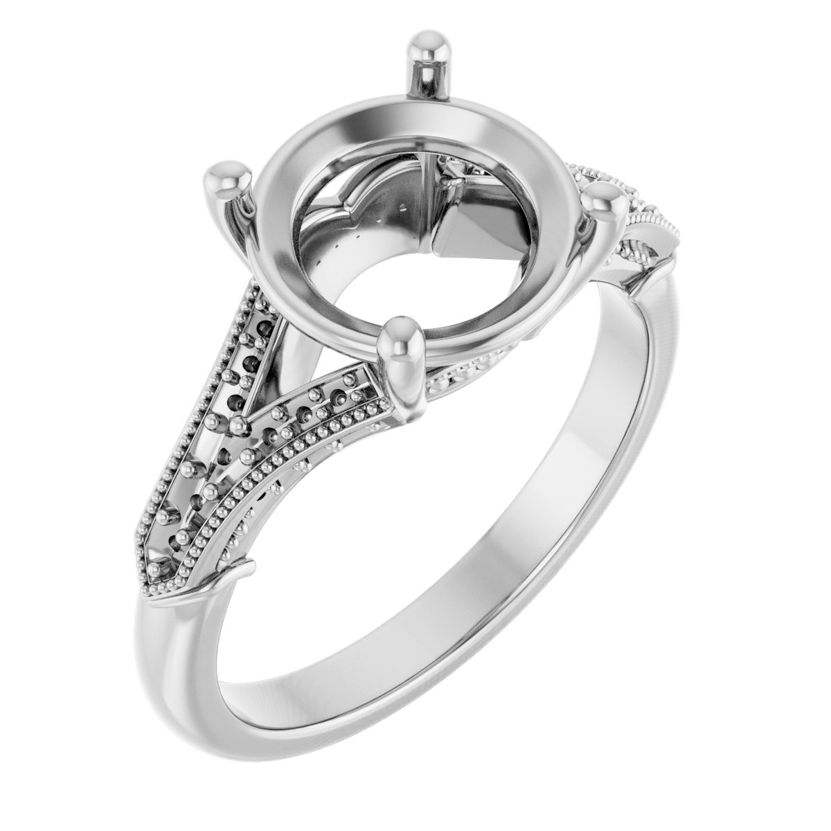 Accented Engagement Ring