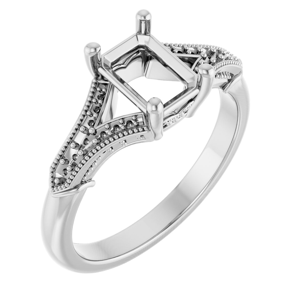 Accented Engagement Ring