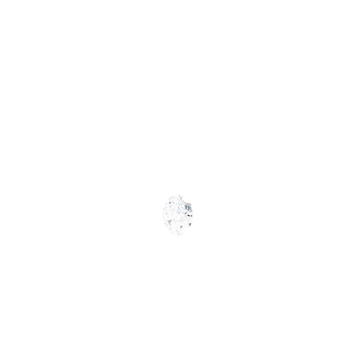 14K White Natural White Sapphire & .015 CT Natural Diamond Charm/Pendant