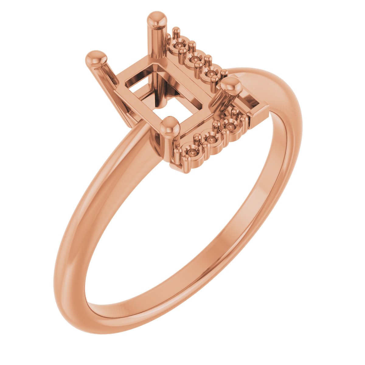 Accented Engagement Ring or Band