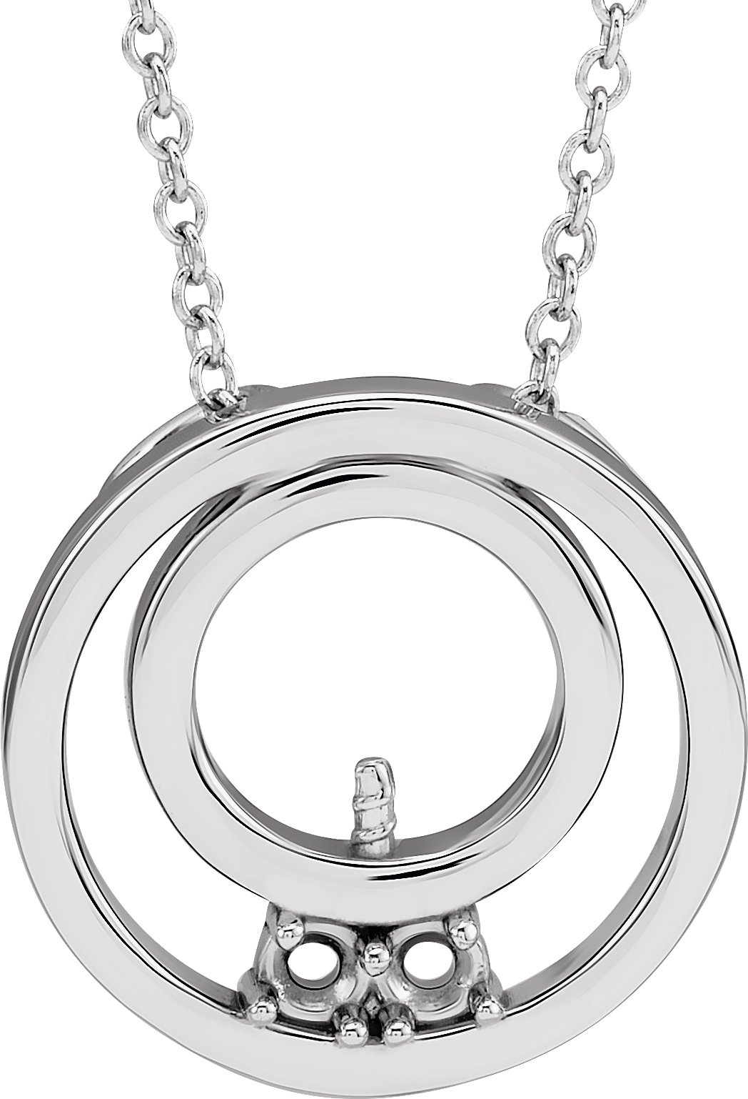 Family Pearl Circle Necklace or Pendant