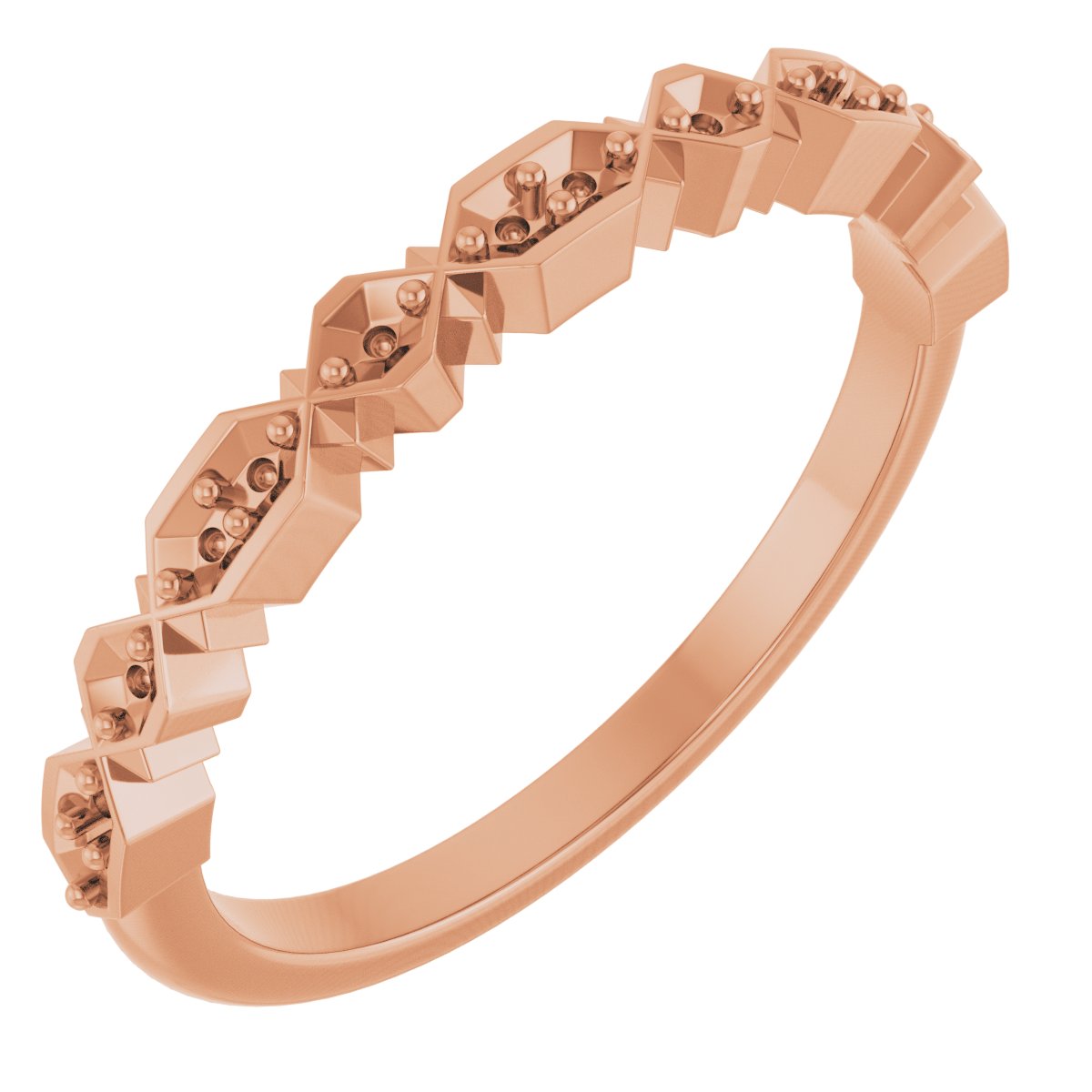 Geometric Anniversary Band