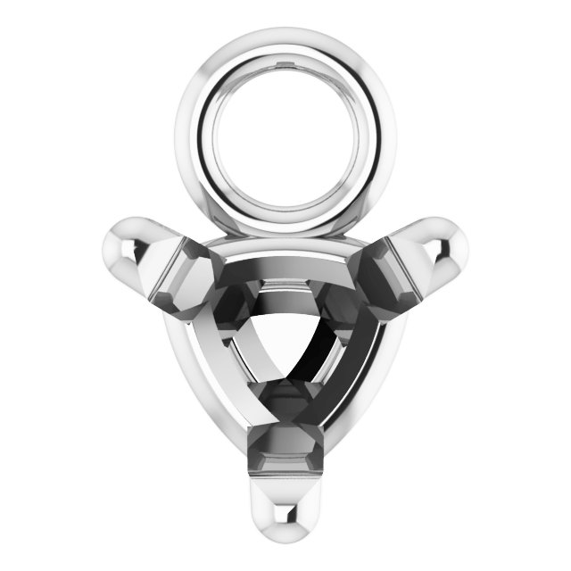 Round 4-Prong Basket Dangle