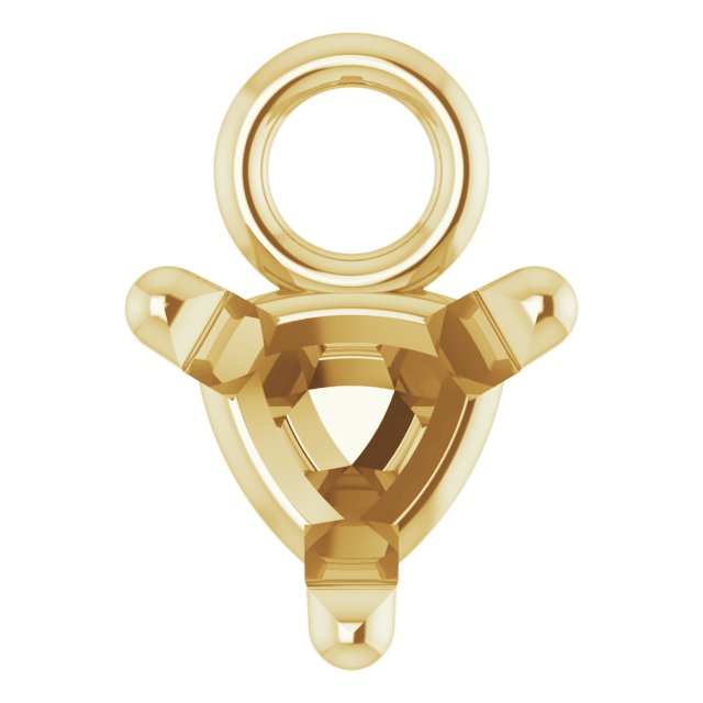 Round 4-Prong Basket Dangle