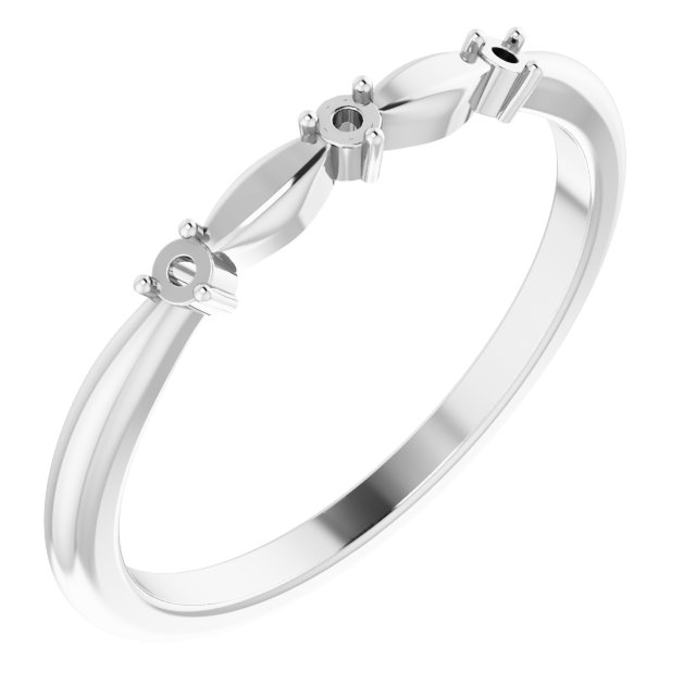 Stackable Rose-Cut Ring