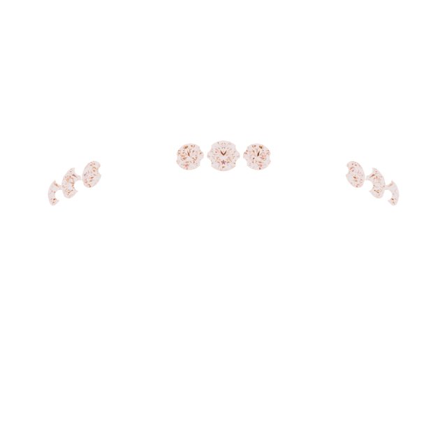 14K Rose 1/5 CTW Natural Diamond Eternity Band Size 4