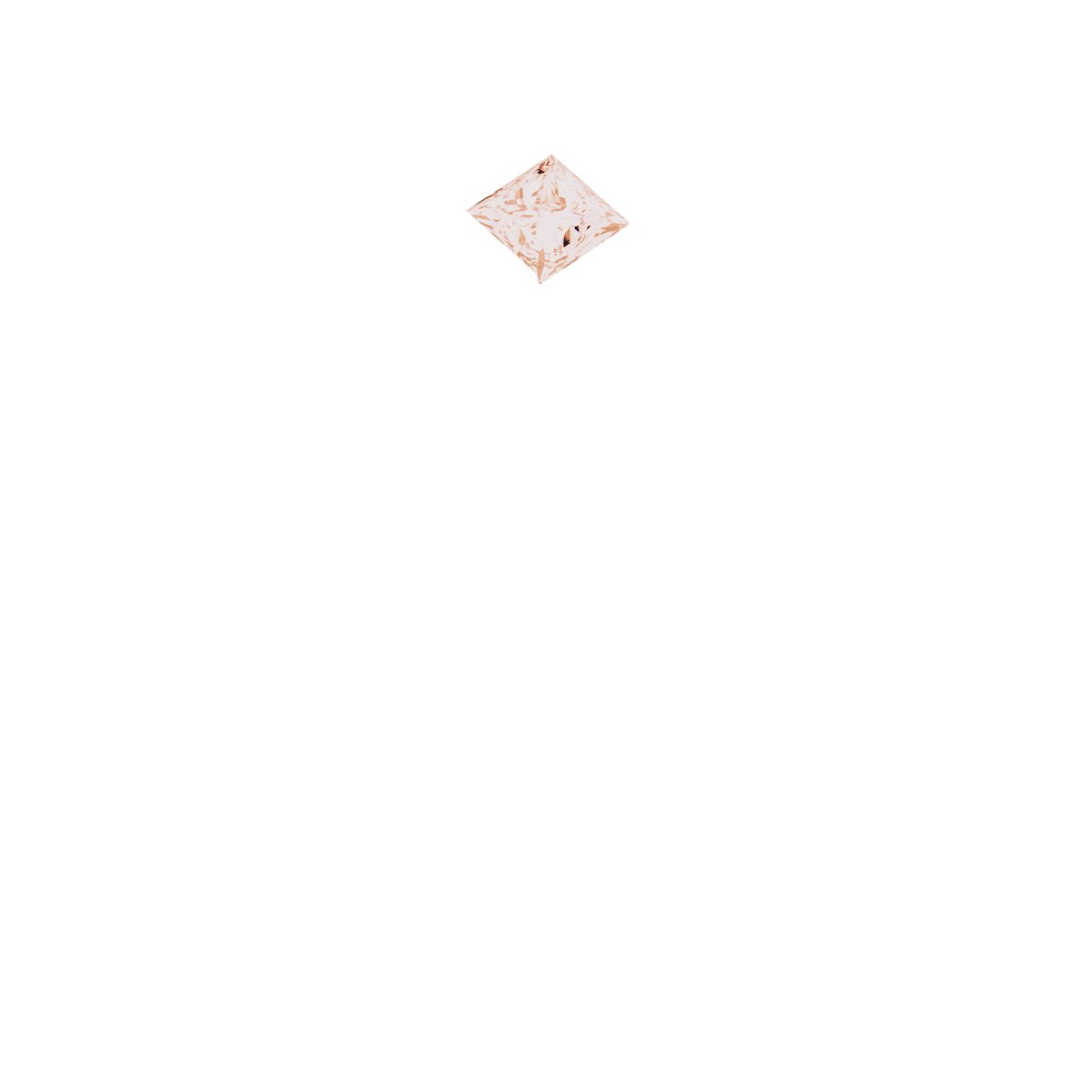 1/10 Ct Natural Diamond Patterned Band – 14K Rose Gold