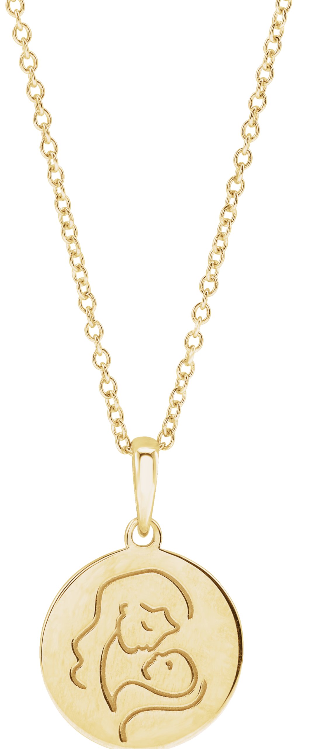 14K Yellow Hold You Forever® 16-18" Necklace