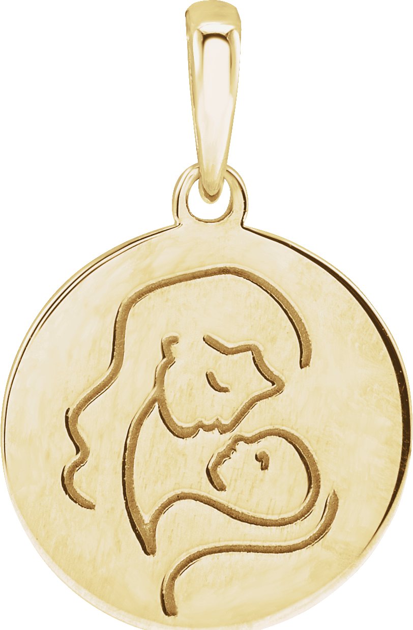 14K Yellow Hold You Forever® Pendant