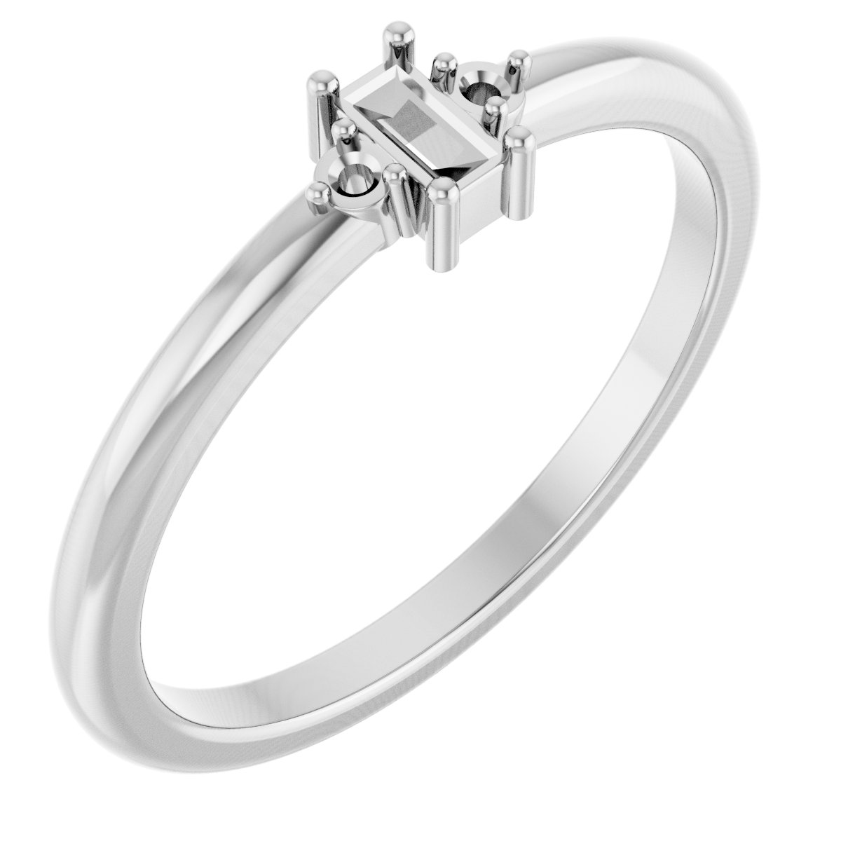 Accented Stackable Ring