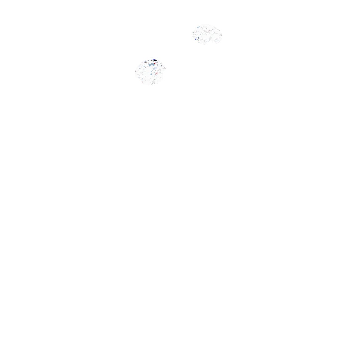 14k White Gold