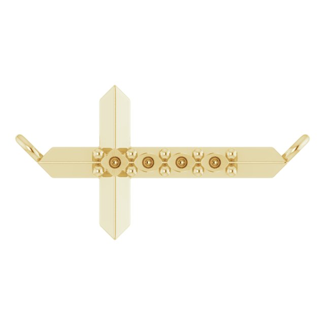 Family Sideways Cross Necklace or Center