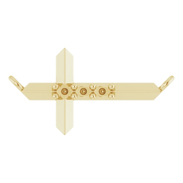 Family Sideways Cross Necklace or Center