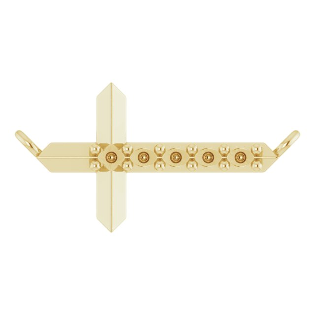 Family Sideways Cross Necklace or Center