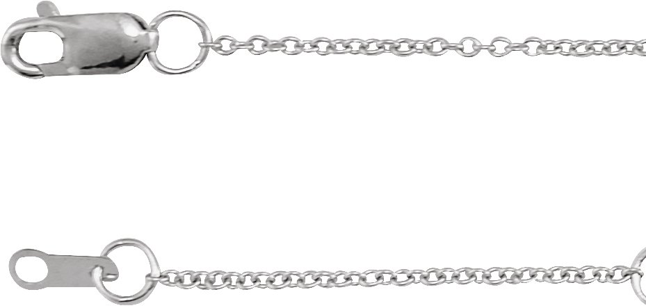 Platinum 1 mm Adjustable Cable 16-18 Chain