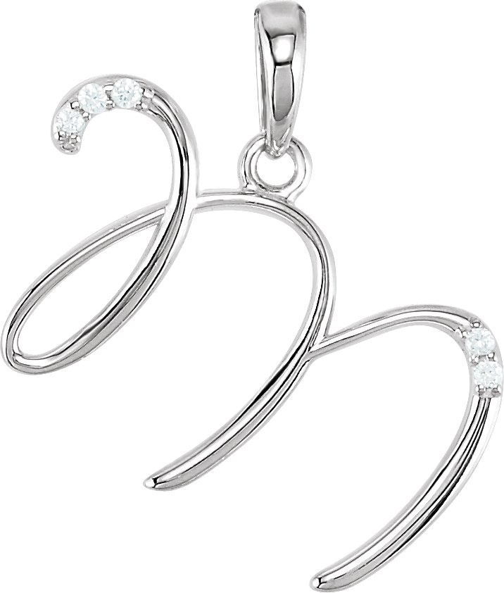 Initial Necklace or Pendant