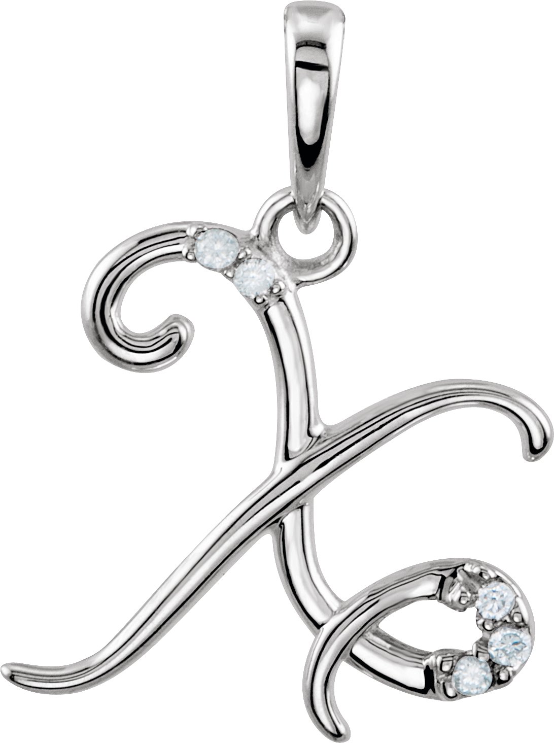 Initial Necklace or Pendant