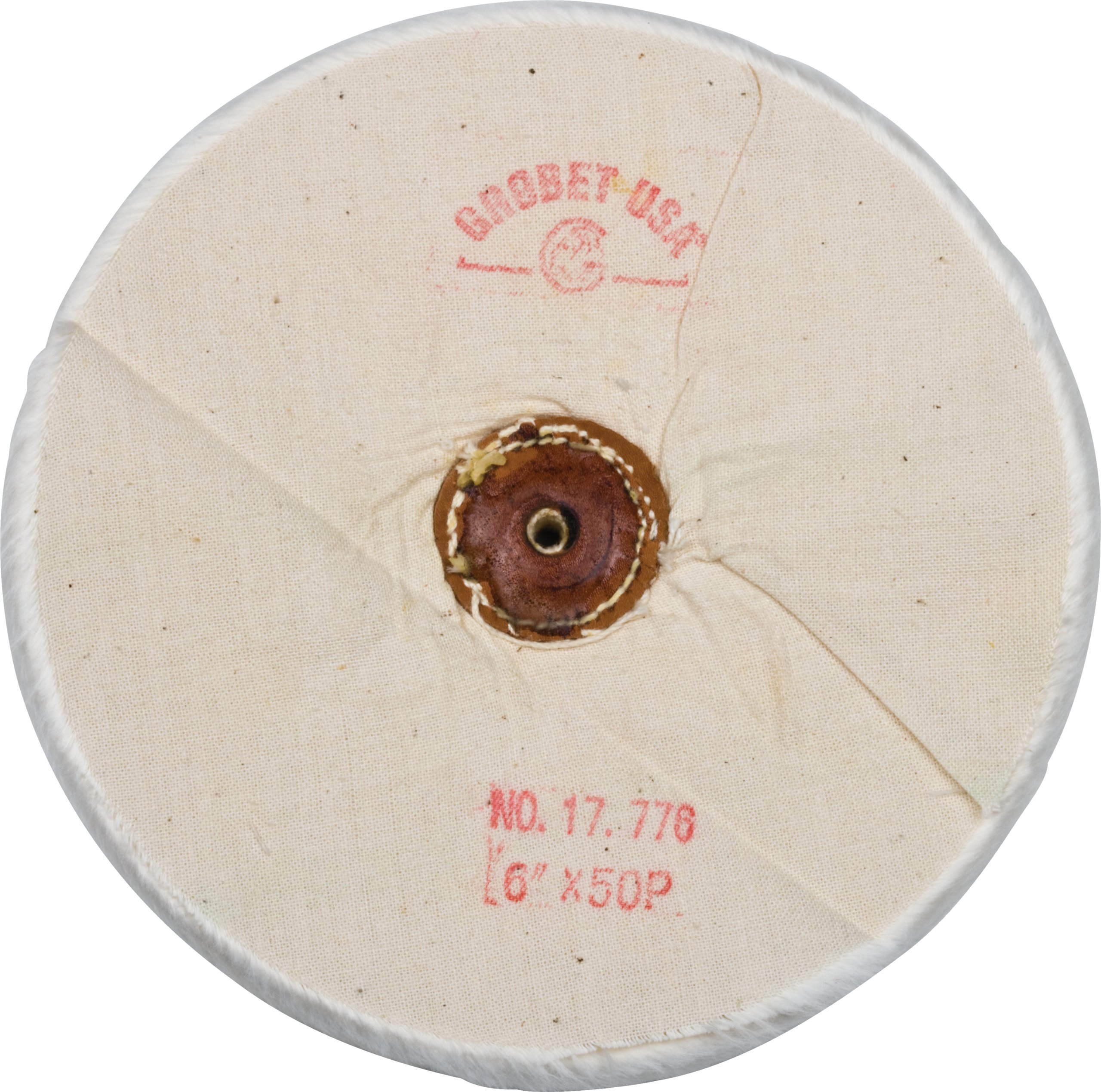 Finex Muslin Buff, 4" X 50 Ply, Combed With Shellac Center