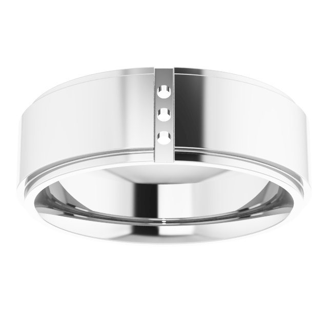 3x2 mm Straight Baguette Band Mounting view 3