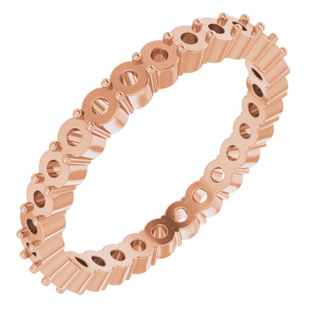Rose-Cut Eternity Band