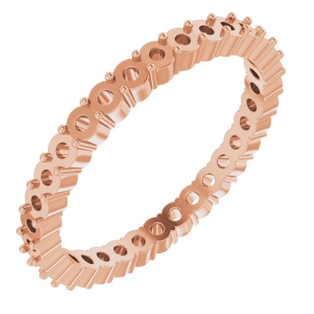 Rose-Cut Eternity Band