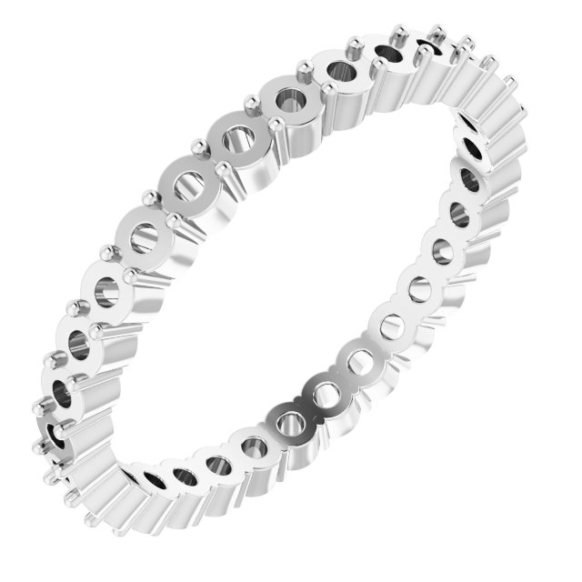 Rose-Cut Eternity Band