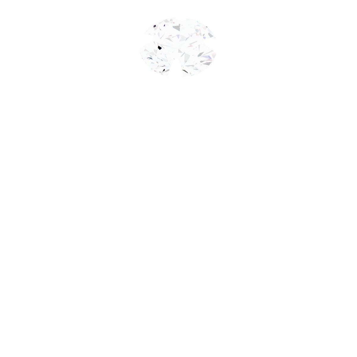 14K White 1/5 CT Natural Diamond Solitaire Rope Ring