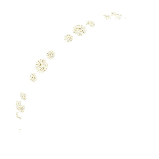 Beaded Edge Scalloped Eternity Band band