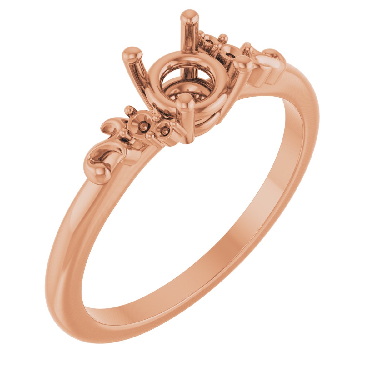 Accented Engagement Ring or Band