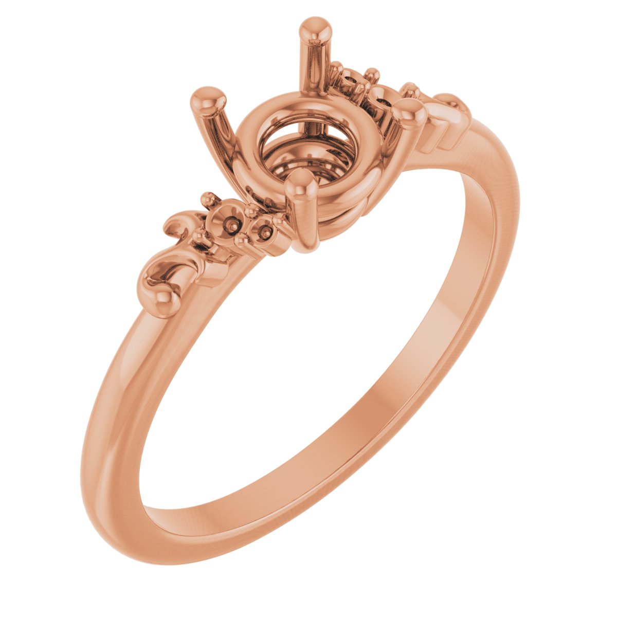 Accented Engagement Ring or Band