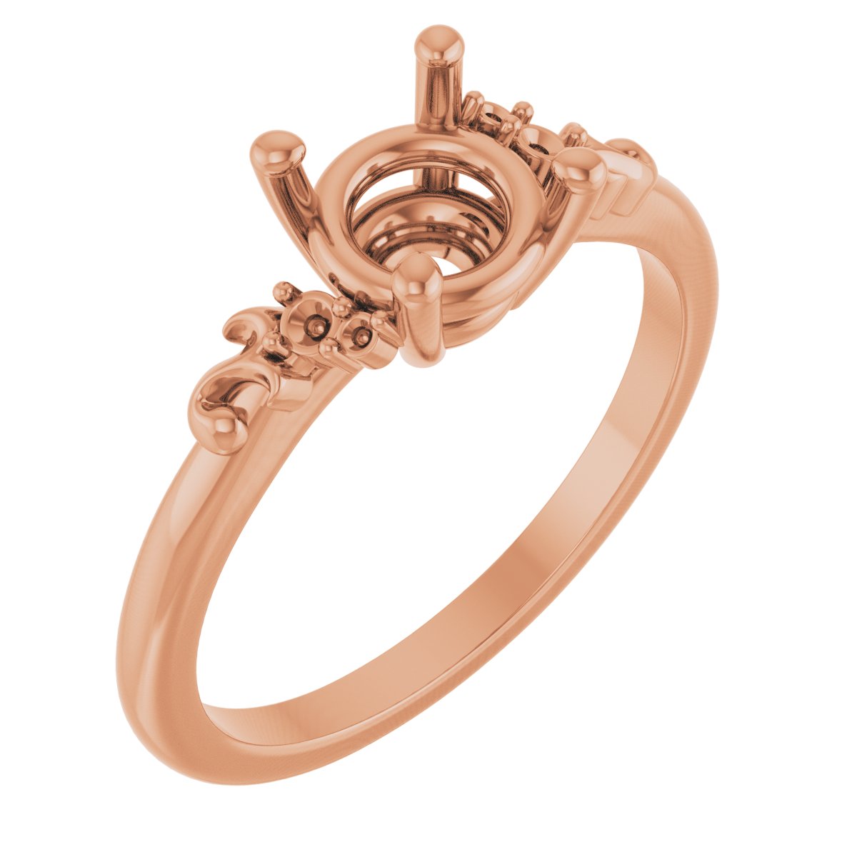 Accented Engagement Ring or Band