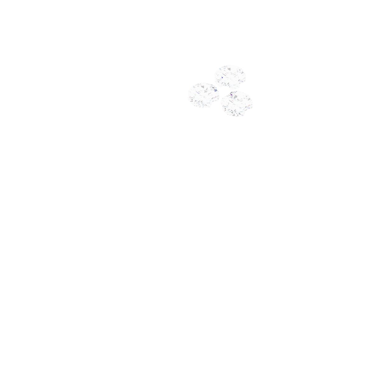 14K White .04 CTW Natural Diamond Matching Band