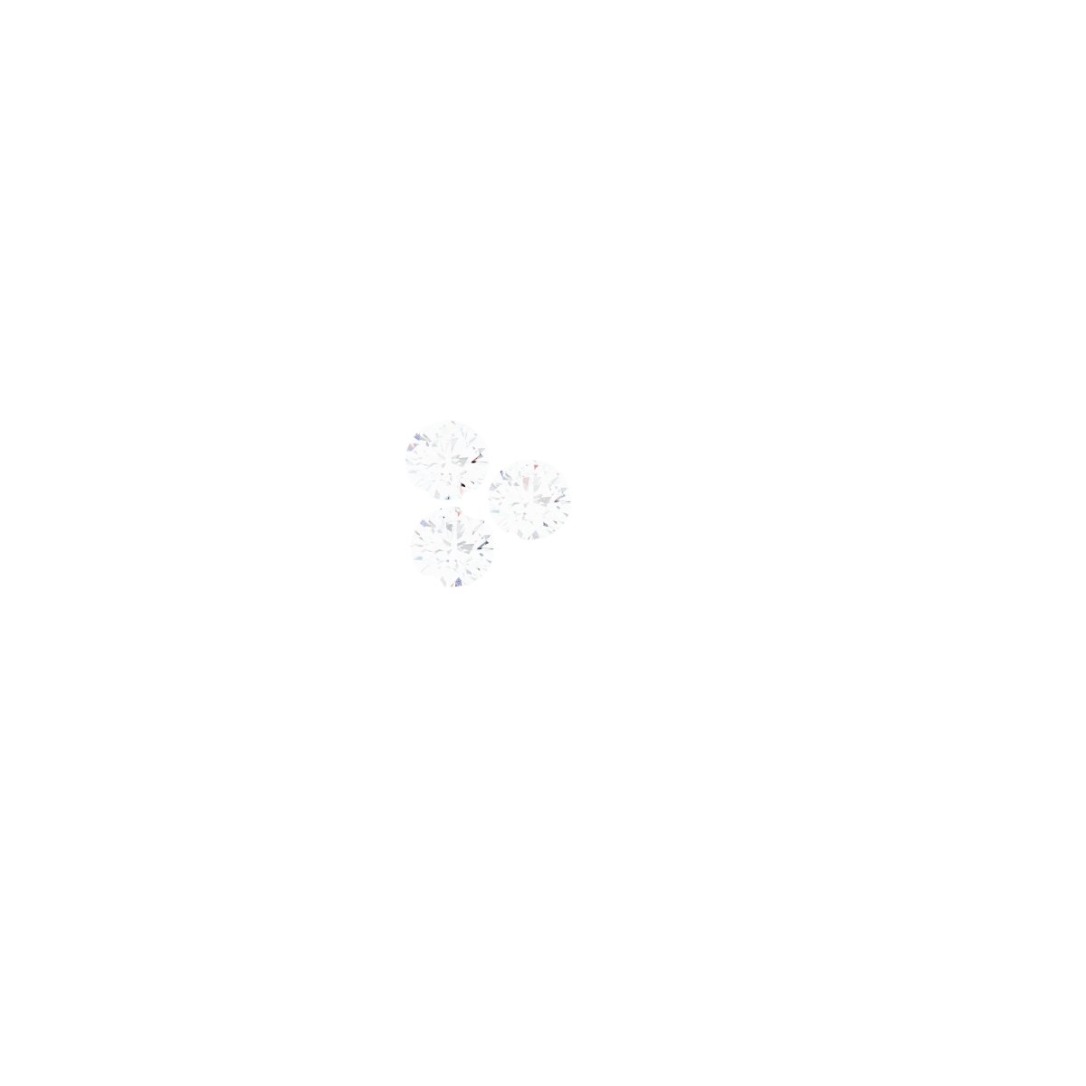 14K White .04 CTW Natural Diamond Matching Band-5