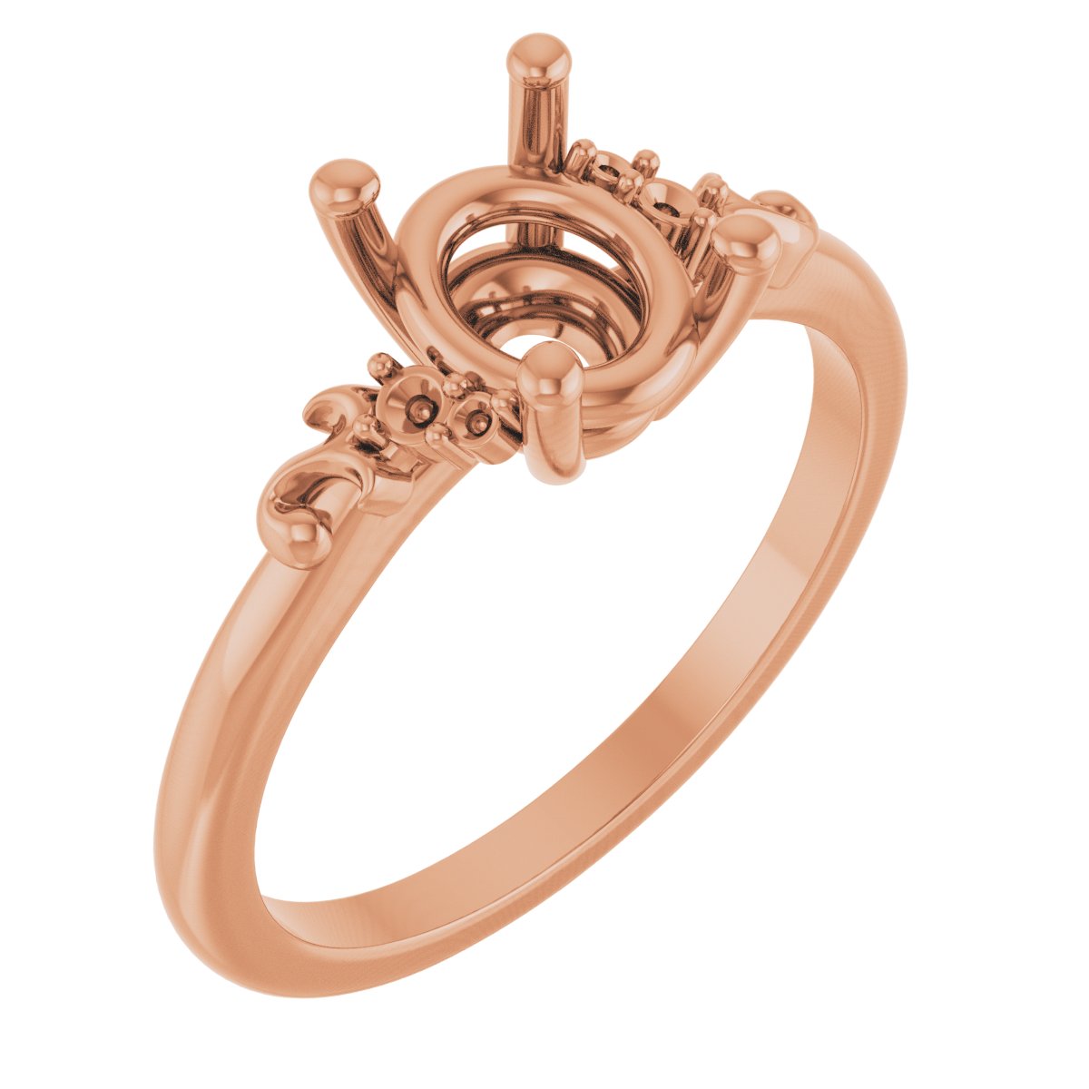 Accented Engagement Ring or Band
