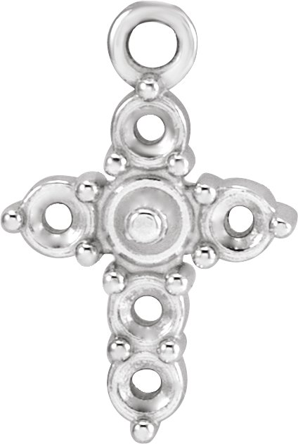Pearl Cross Dangle