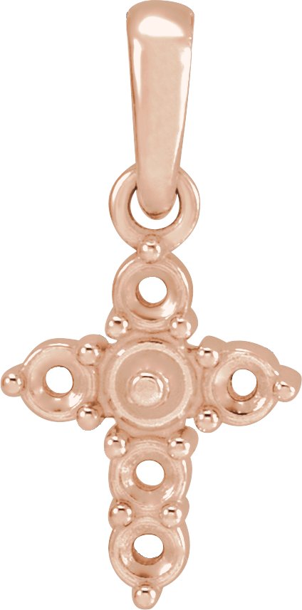Pearl Cross Necklace or Pendant