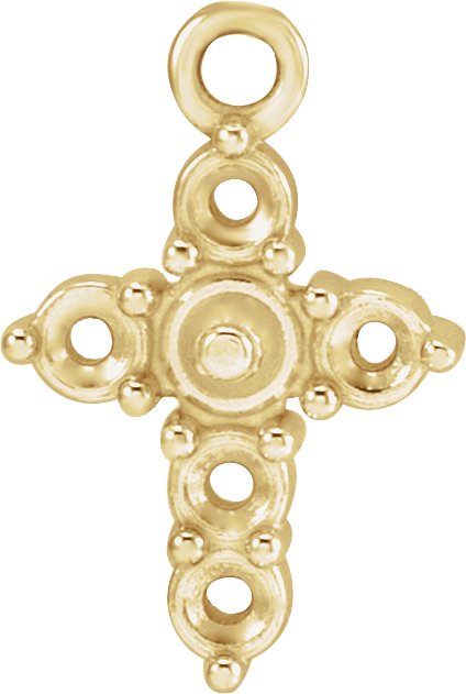 Pearl Cross Dangle
