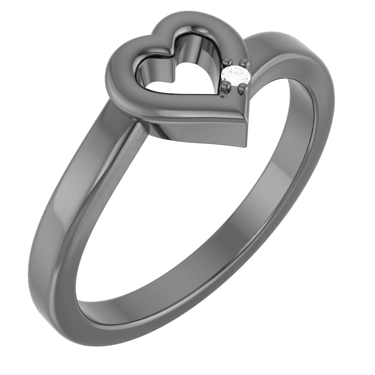 Family Engravable Heart Ring
