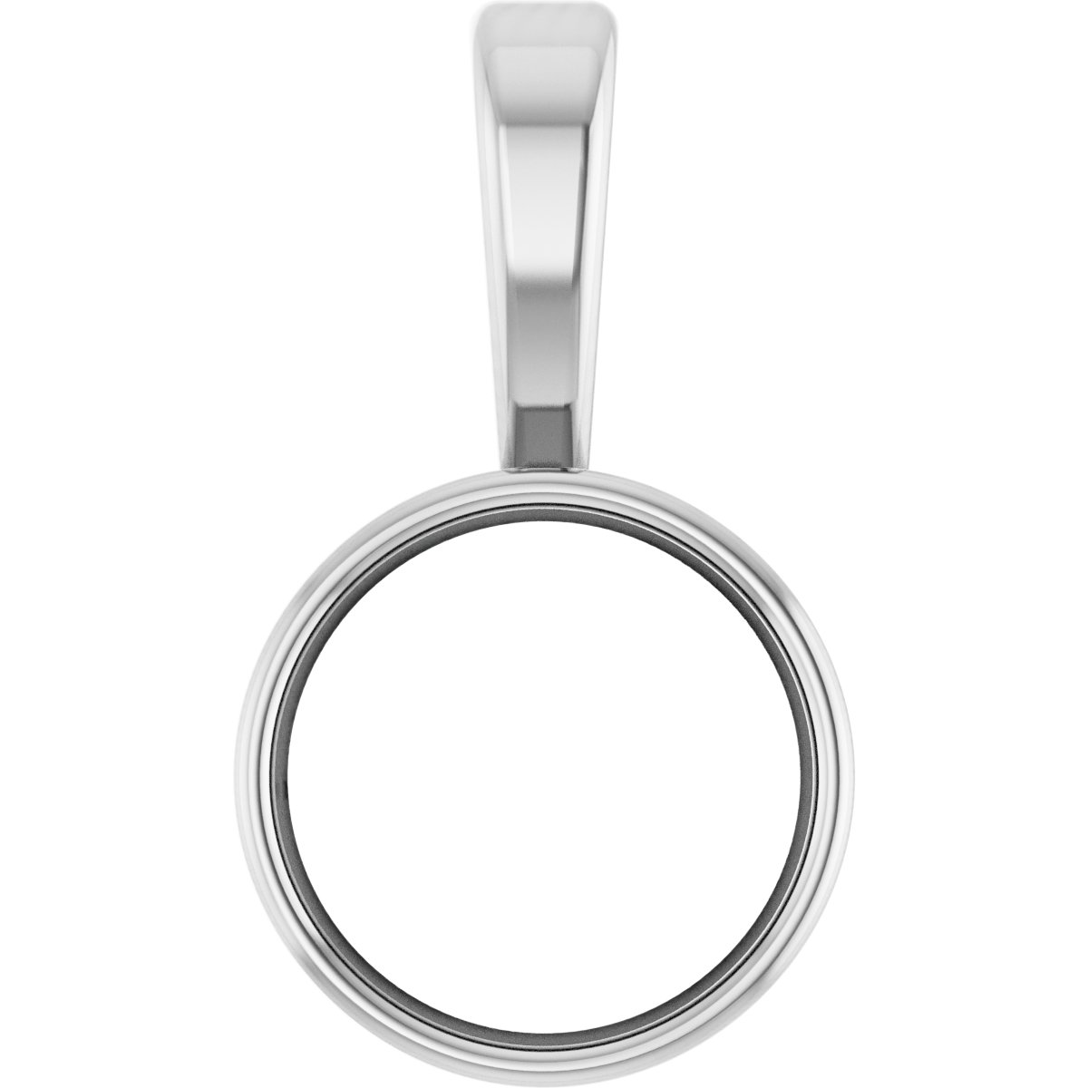 Bezel-Set Solitaire Necklace or Pendant