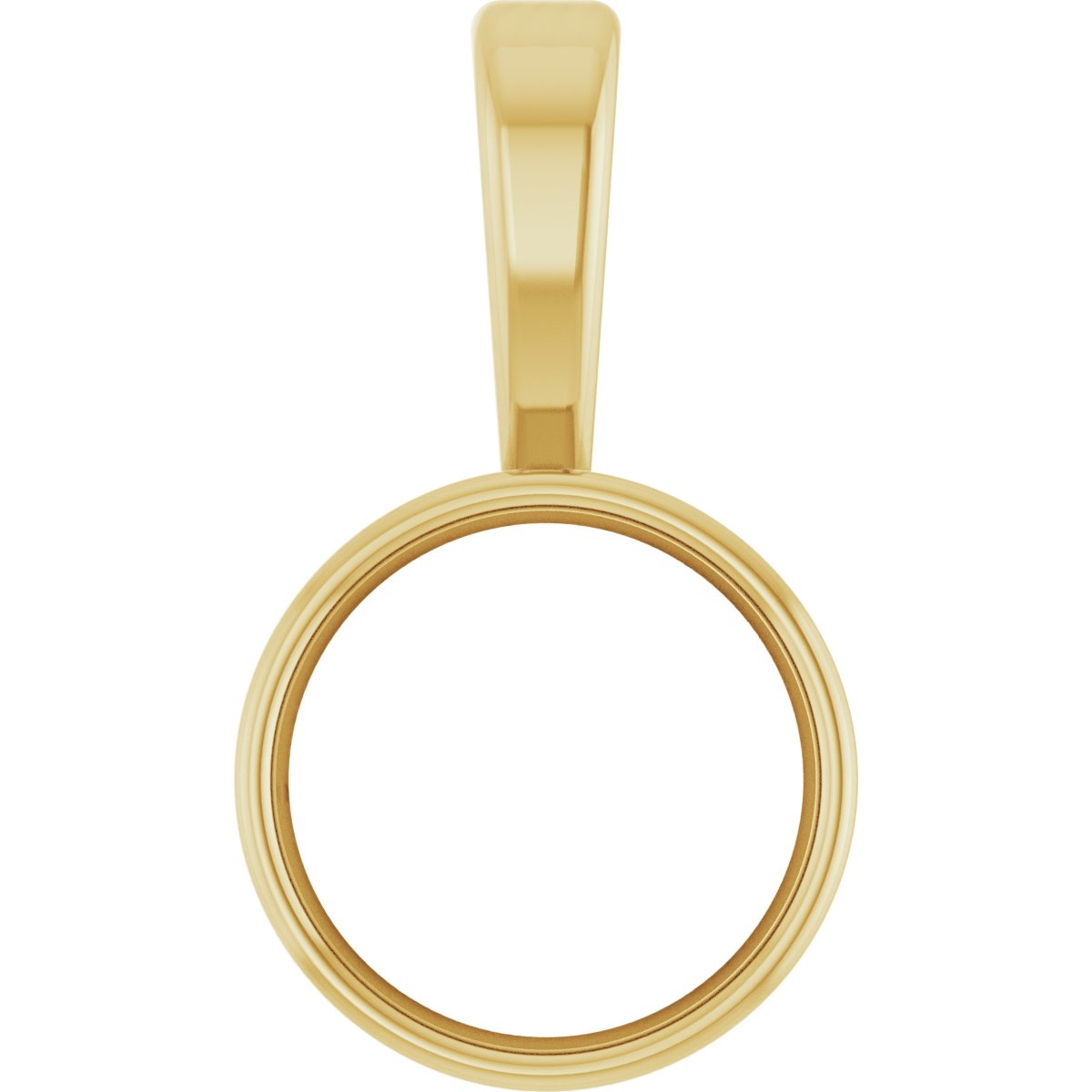 Bezel-Set Solitaire Necklace or Pendant