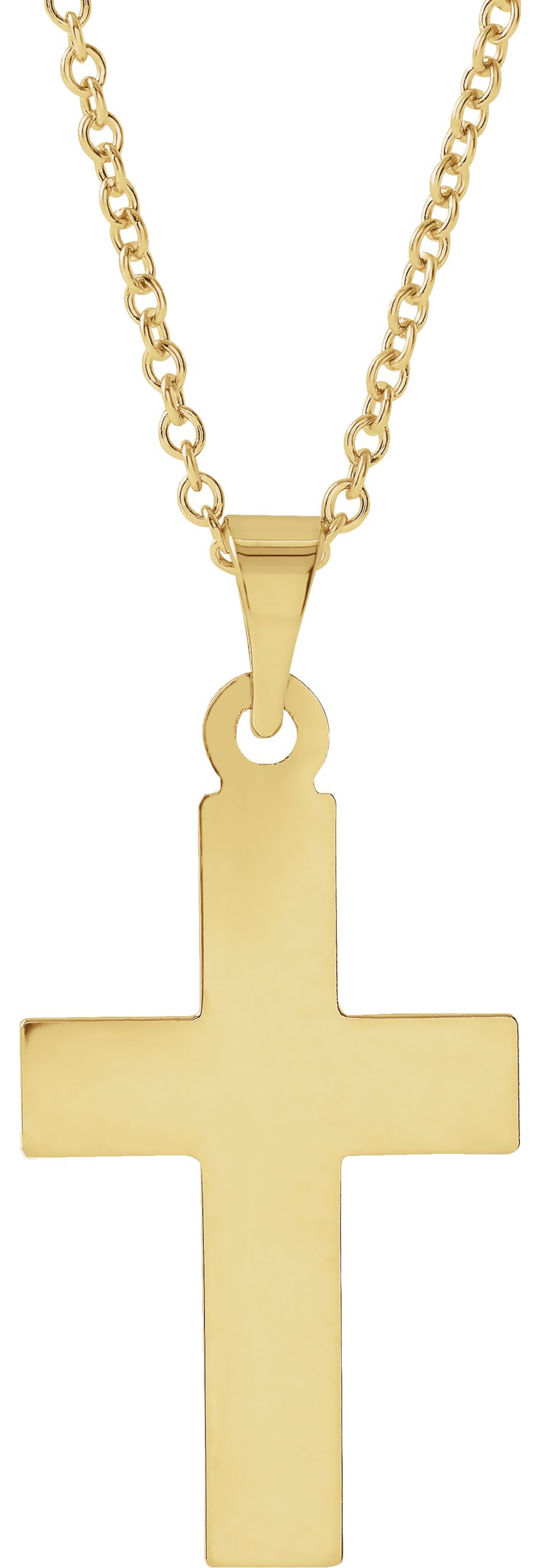 Engravable Cross Necklace or Pendant